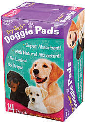 DRY-TECH Doggie Training Pads - 14 Pack