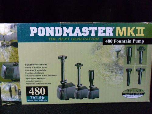 PONDMASTER 480 Fountain Pump - 730 L/Hr, 0.98m Height