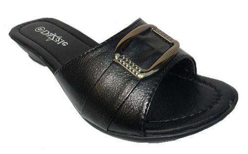 Ladies Black Sandals with Buckle - Sizes 4, 5, 6, 7, 8