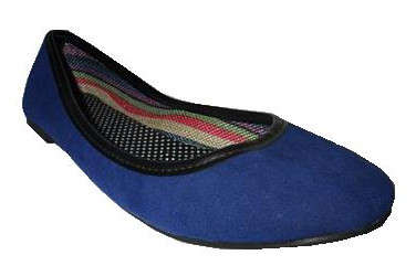Ladies Pumps Blue Suede - Sizes 3, 4, 5, 6, 7, 8