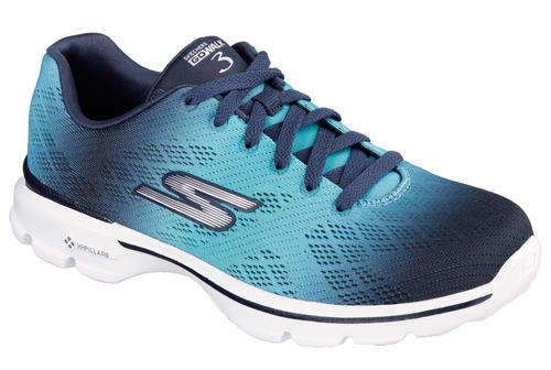 Original Skechers - Go Walk 3 Pulse Navy/Aqua - Size 8