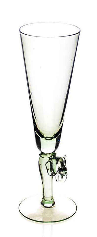 NGWENYA GLASS Vlottenburg Champ. Flute - Elephant Stem