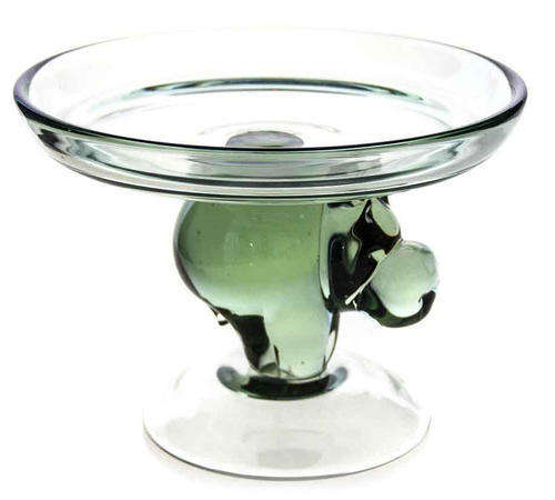 NGWENYA GLASS Hippo Stem Plate/Stand - Large