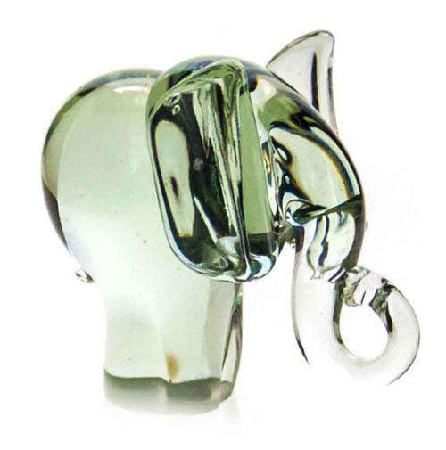 NGWENYA GLASS Elephant Small - Handmade, Mouth Blown