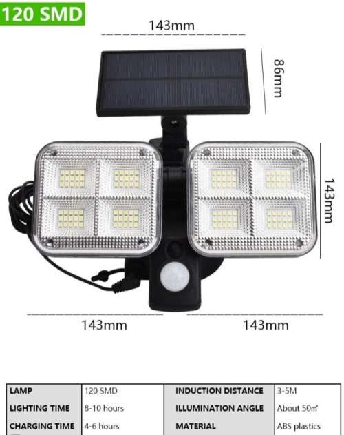 Solar Light with Motion Sensor (So easy to install)