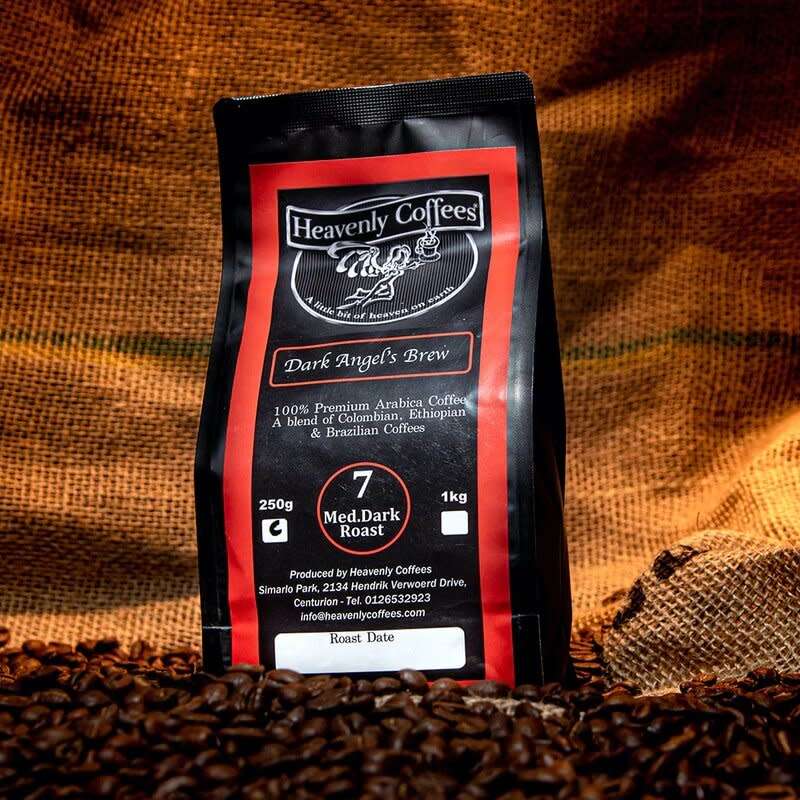 Dark Angel`s Brew Medium Dark Roast - 1kg Filter Ground