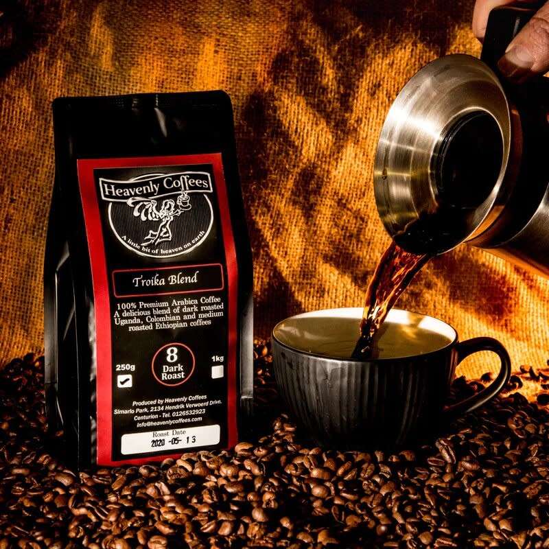 Troika Blend Dark Roast Coffee - 1kg Filter Ground