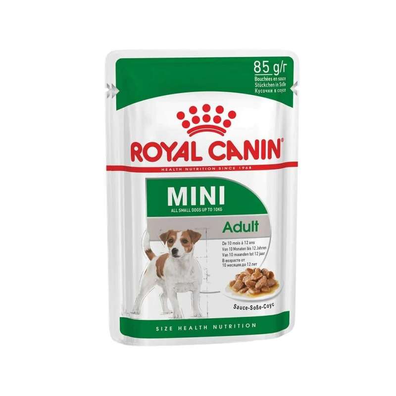 Royal Canin Mini Adult Wet Food Pouches - 12x85g