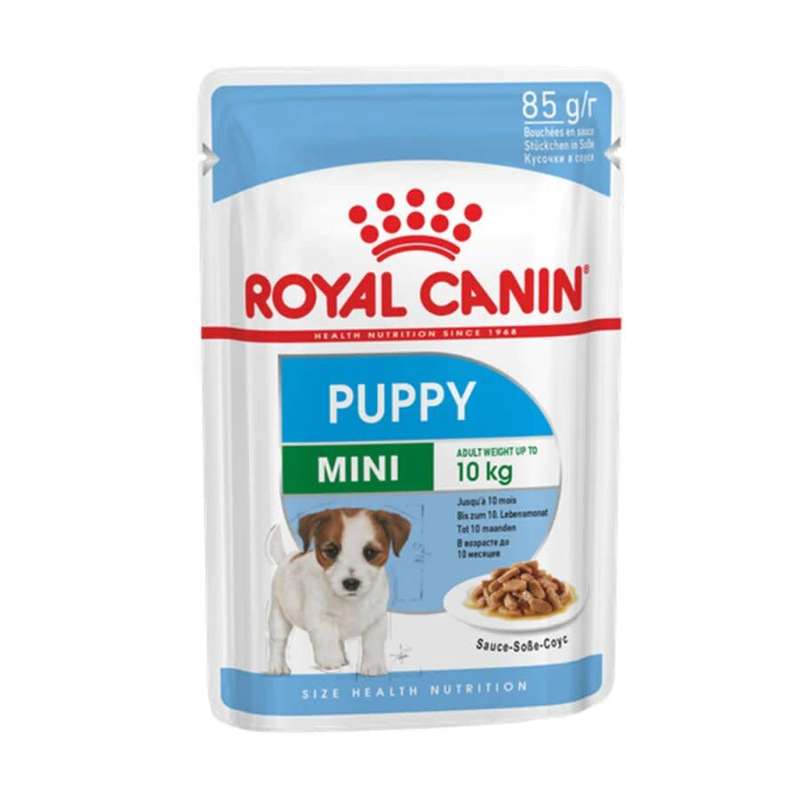 Royal Canin Mini Puppy Wet Food Pouches - 12x85g