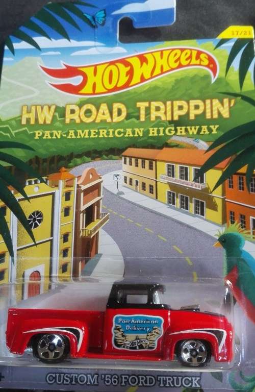 Diecast Hotwheels Road Trippin' '56 Ford Truck(red)