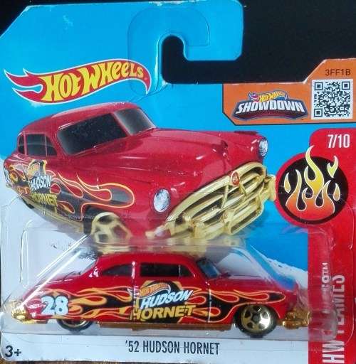 Diecast Hotwheels '52 Hudson Hornet(red)