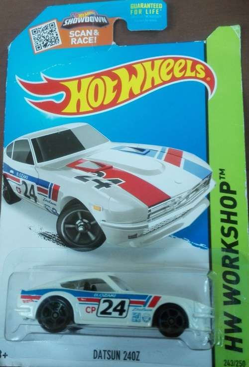 Diecast Hotwheels Datsun 240Z(white)