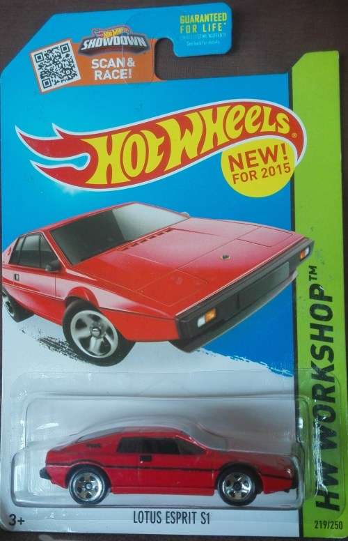 Diecast Hotwheels Lotus Esprit S1 (red)
