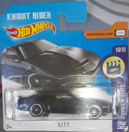 Diecast Hotwheels Knight Rider K.I.T.T. (BLACK)
