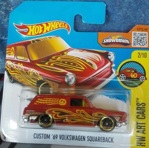 Diecast Hotwheels Custom '69 Volkswagen Squareback