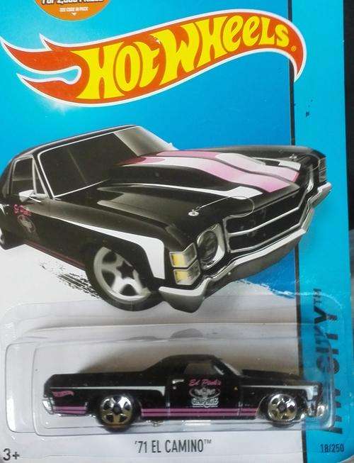 Diecast Hotwheels '71 El Camino (black)