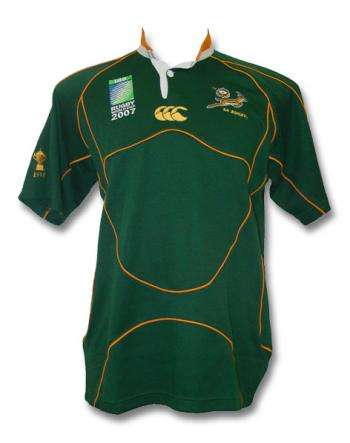 Very RARE SIZE Small - New (Unsued) Springbok Jersey - Rugby World Cup 2007