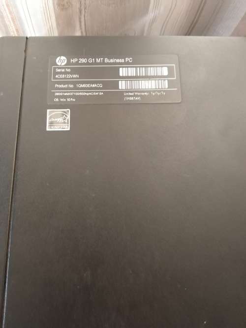 HP 290 290 G1 MT*BUSINESS PC*CORE i3-7100*3.90 GHZ*8 GB RAM