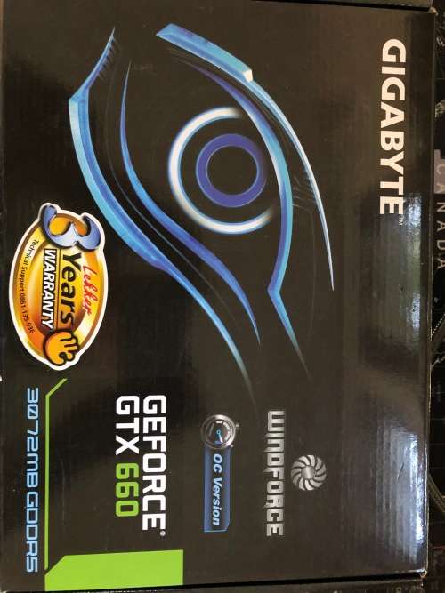 Gigabyte Geforce GTX660 OC Version