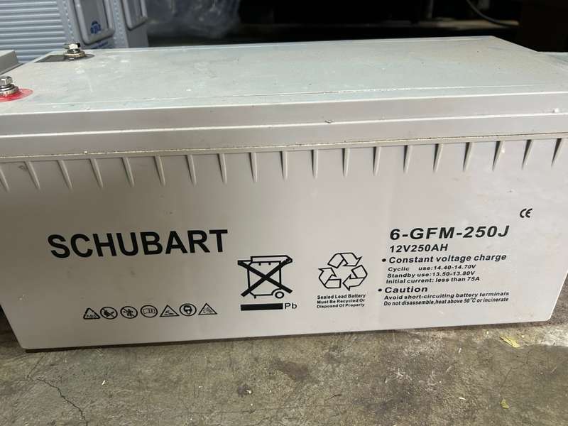12V 250AH Gel Battery Schubart