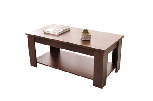 Hazlo Lift Top Coffee Table (Modern design) - Walnut
