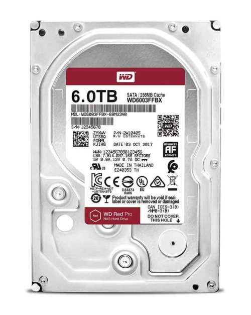 WD 6TB hard drive