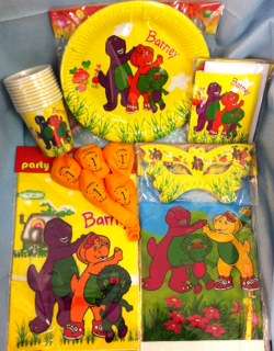 155 pcs Full House "Barney" party sets for 20 kids! No more shopping around~