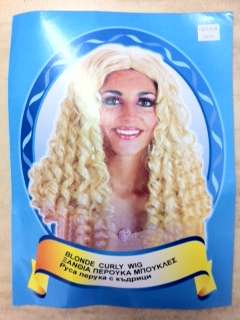 PARTY WIGS EXCLUSIVE IN SOUTH AFRICA! Blonde Curly Wig