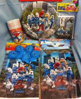 Full House Smurfs sets for 10 Kids