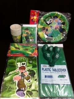 155 pcs Full House "Ben 10" party sets for 20 kids! No more shopping around~