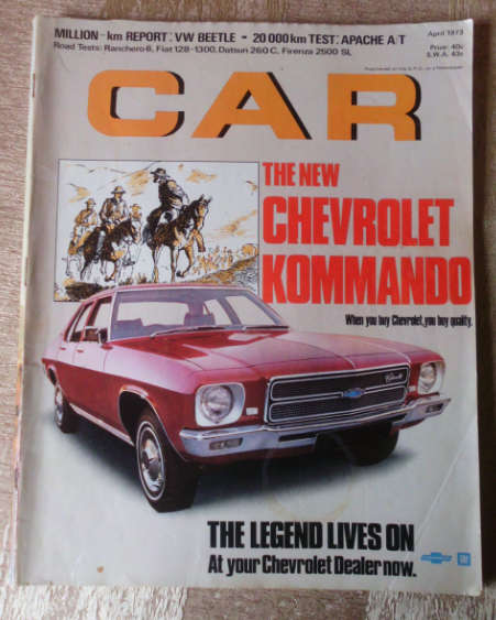 CAR MAGAZINE APRIL 1973 - VINTAGE CARS