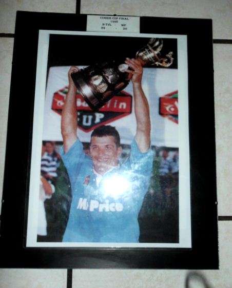 GERAAMDE AFDRUK VAN JOOST VAN DER WESTHUIZEN -CURRIE CUP EINDSTRYD TUSSEN N-TVL EN WP 1998