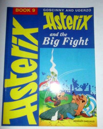 ASTERIX AND THE BIG FIGHT-BOOK 9-GOSCINNY AND UDERZO-HODDER DARGAUD