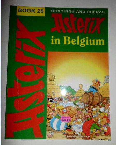 ASTERIX  IN BELGIUM-BOOK 25-GOSCINNY AND UDERZO-HODDER DARGAUD
