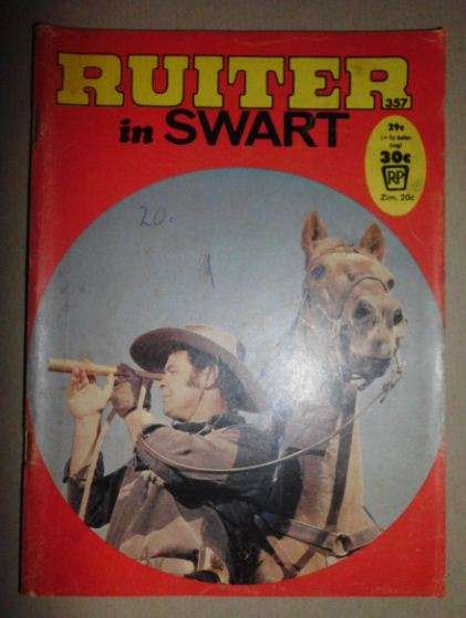 RUITER IN SWART NR 357  -FOTOVERHAAL/BOEKIE-PHOTO STORY