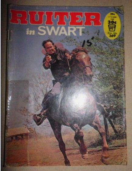 RUITER IN SWART NR 369 -FOTOVERHAAL/BOEKIE-PHOTO STORY