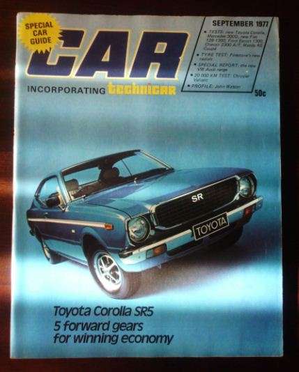 CAR MAGAZINE SEPTEMBER 1977 -VINTAGE CARS