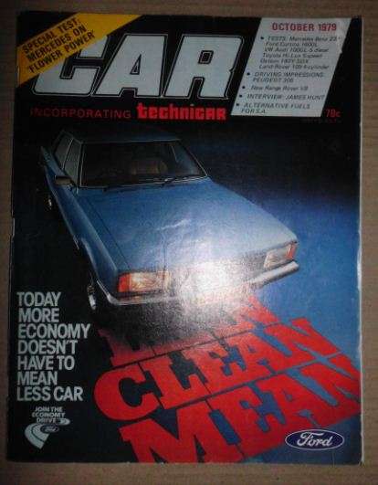 CAR MAGAZINE OCTOBER 1979  -VINTAGE CARS