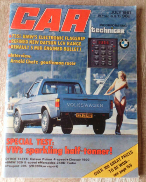 CAR MAGAZINE JULY 1981 -VINTAGE CARS