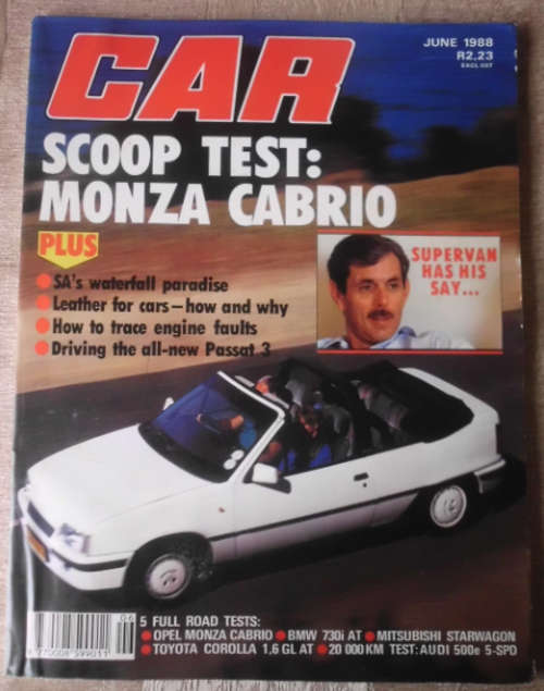 CAR MAGAZINE JUNE 1988 -VINTAGE CARS