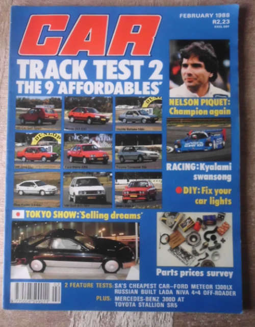 CAR MAGAZINE FEBRUARY 1988 -VINTAGE CARS