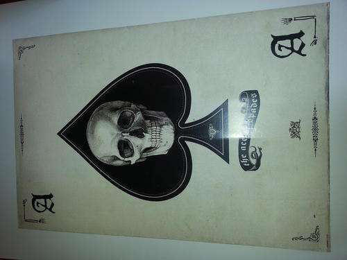 PYRAMID POSTERS ACE OF SPADES BLACK.