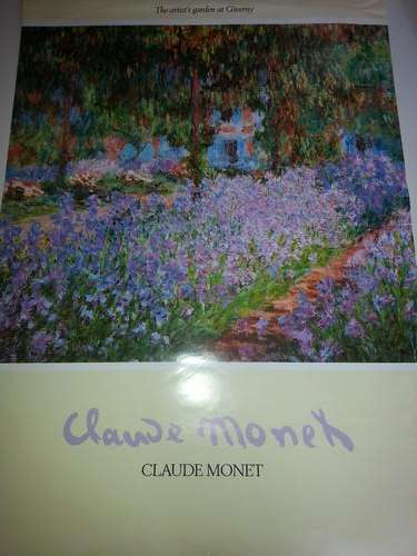 CLAUDE MONET BRIDGEMAN ART GALLERY POSTER.