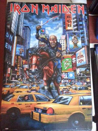 GB EYE POSTERS IRON MAIDEN NYC