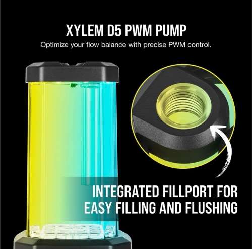 CORSAIR Hydro X Series XD5 RGB Pump/Reservoir Combo