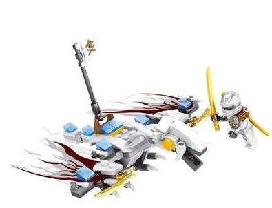 Zane White Ninjago with Dragon