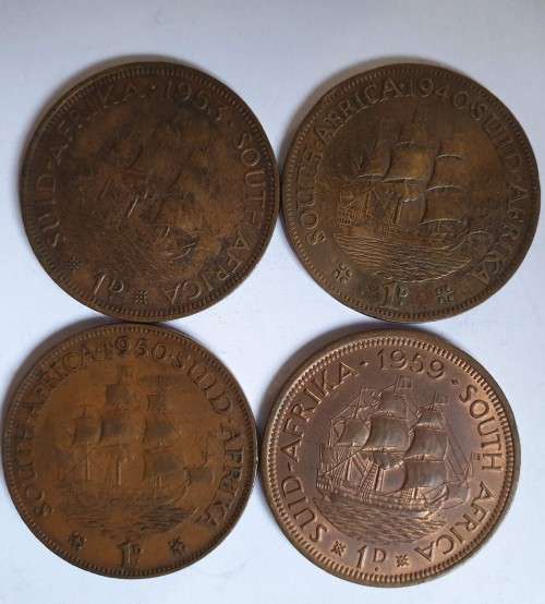 Collection of around 72 South African Coins