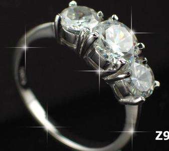 Beautiful 3 Stone Engagement Ring