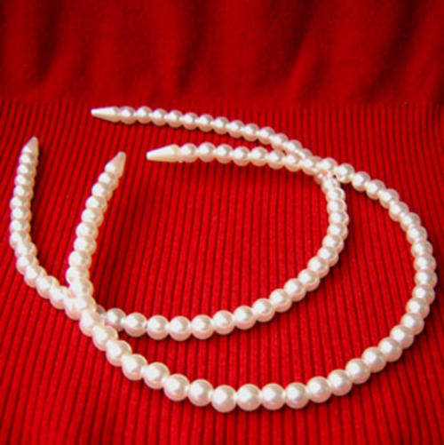 Beautiful Ivory Pearl Headbands