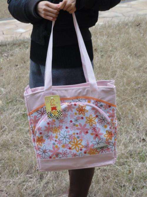 STYLISH BABY DIAPER BAG, Pink flowers  - BRAND NEW!!